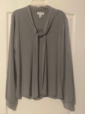 Calvin Klein Tie Front Blouse
